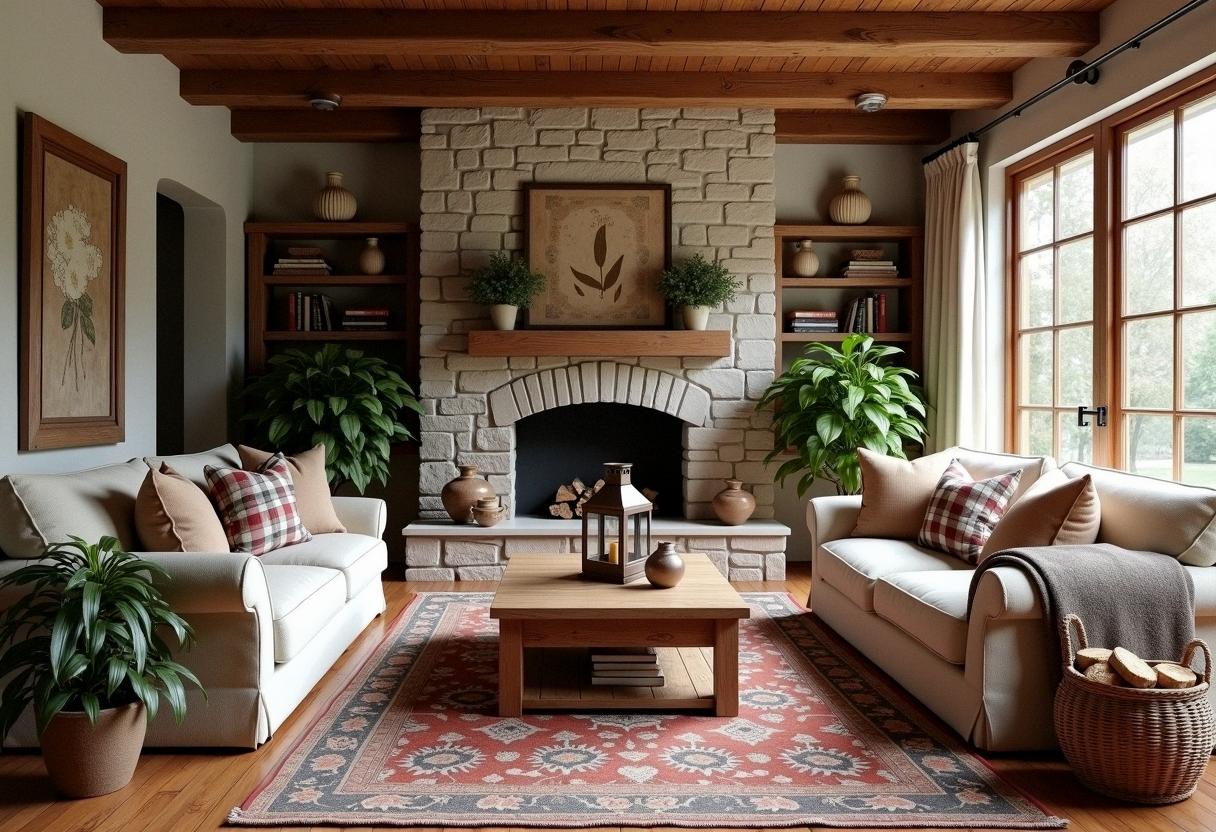 living room decor farmhouse