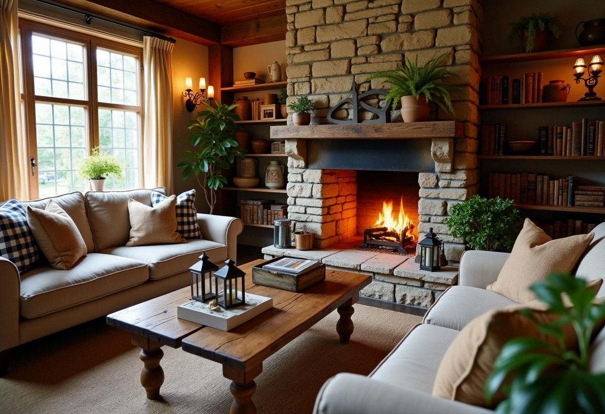 living room decor farmhouse