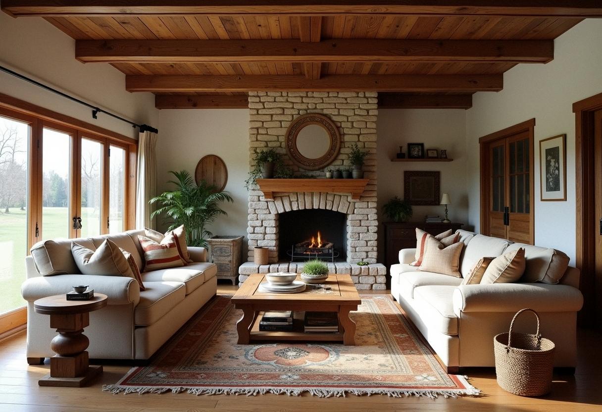 living room decor farmhouse