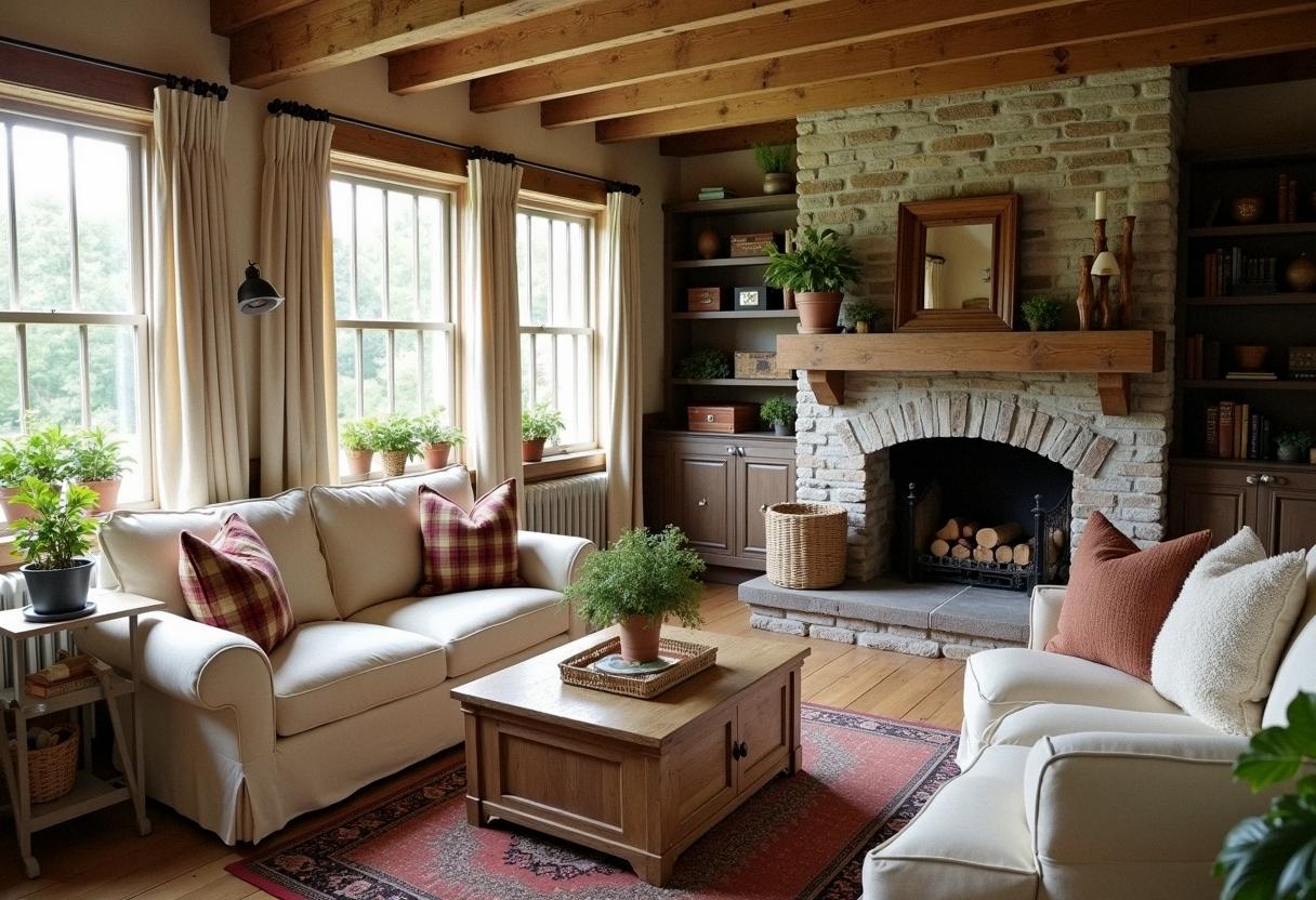 living room decor farmhouse