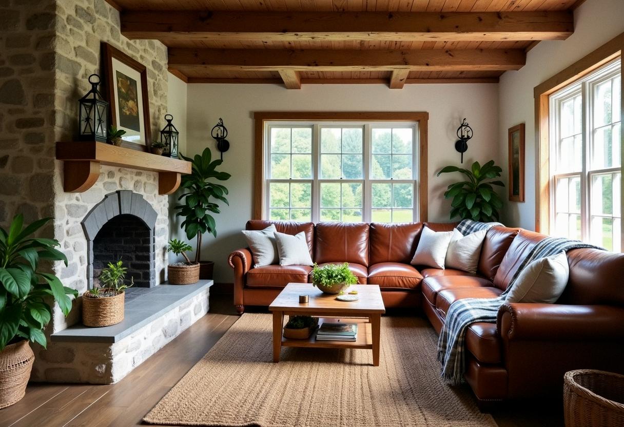 living room decor farmhouse