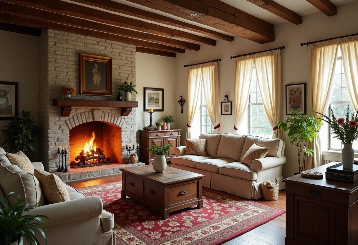 living room decor farmhouse