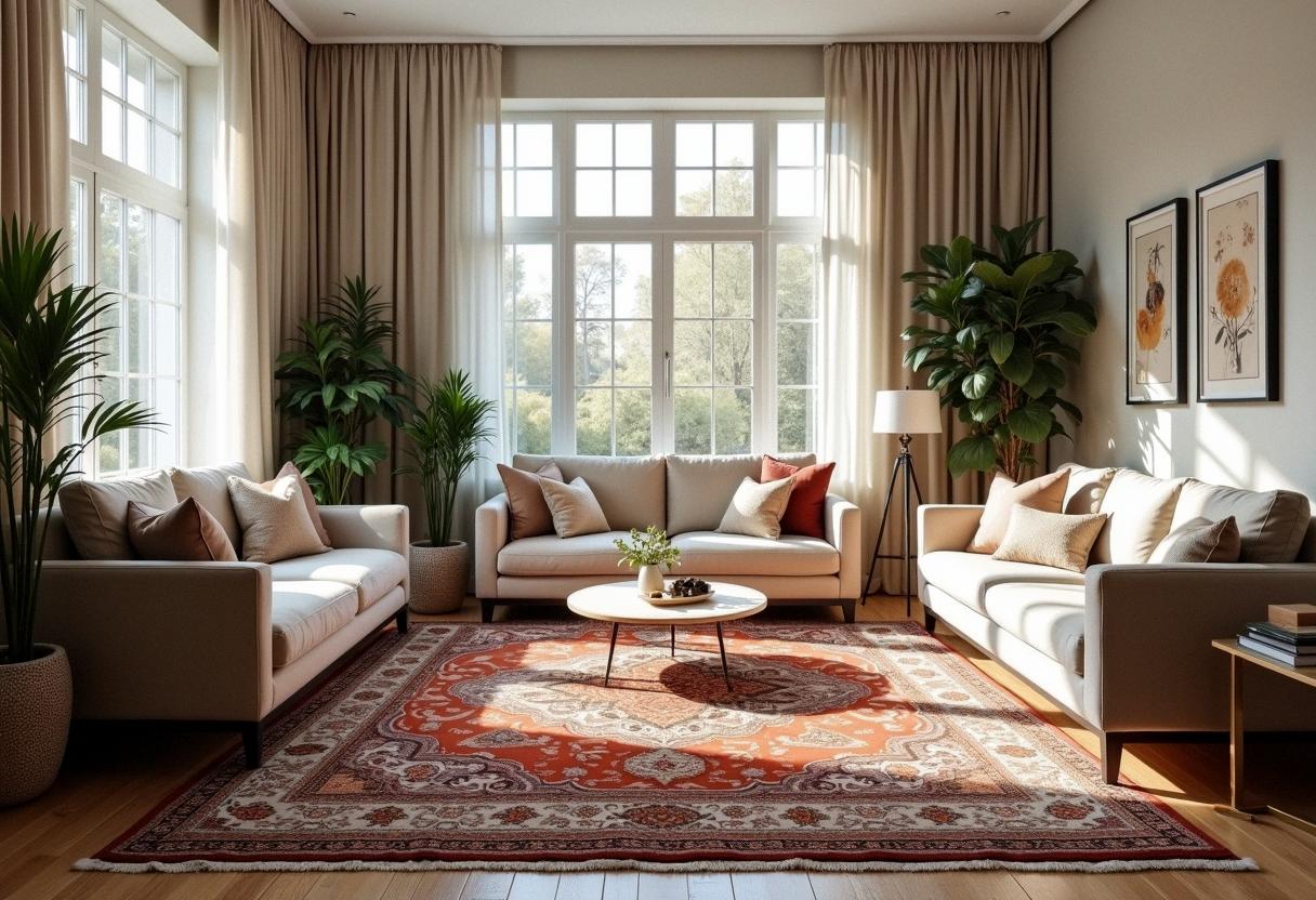 living room decor rugs
