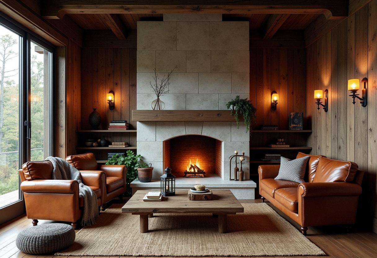 living room decor rustic