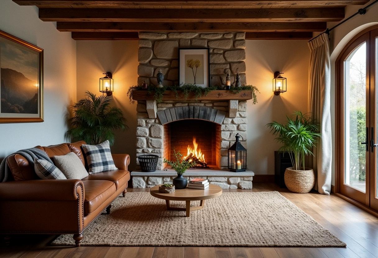 living room decor rustic