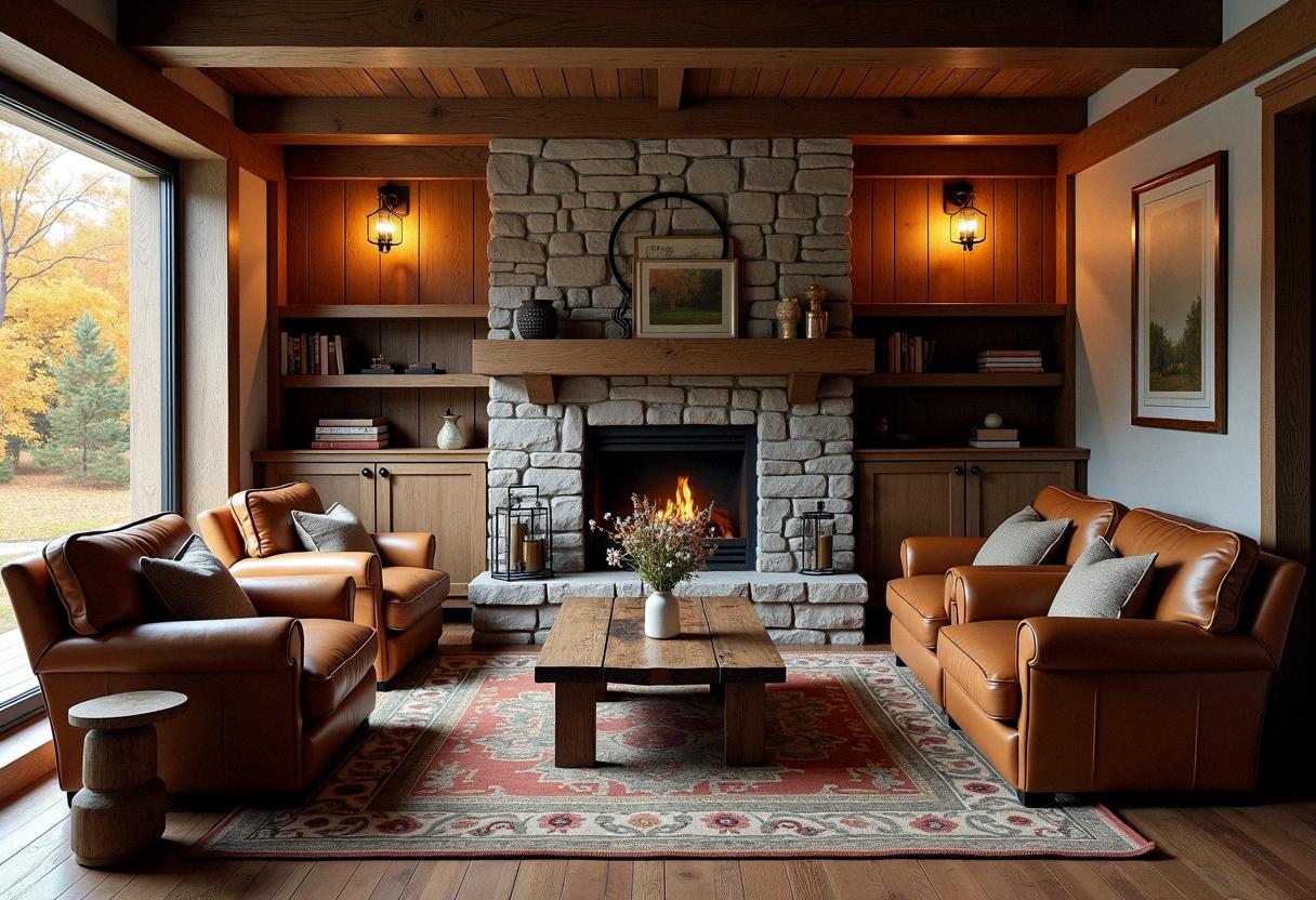 living room decor rustic
