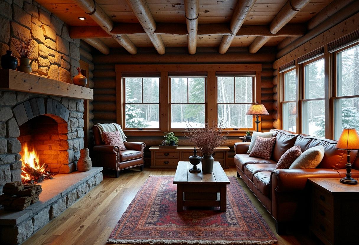 living room decor rustic