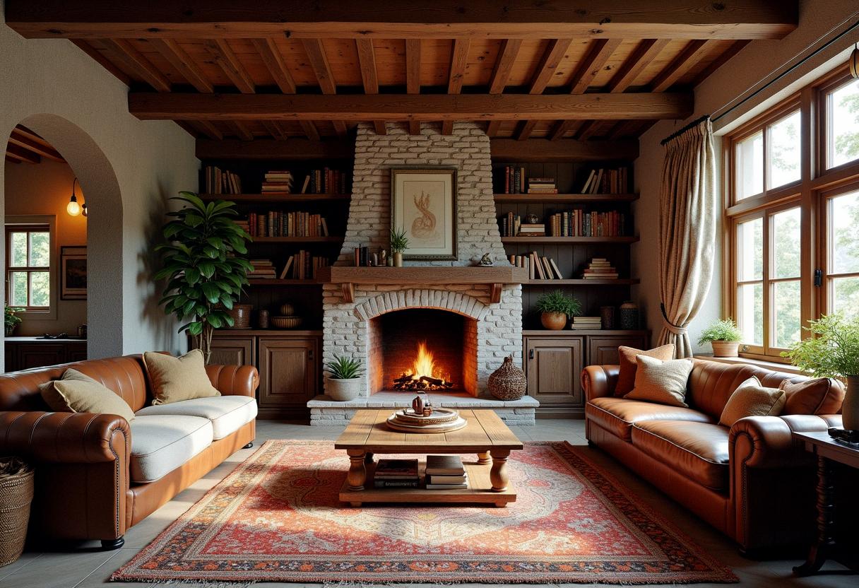 living room decor rustic