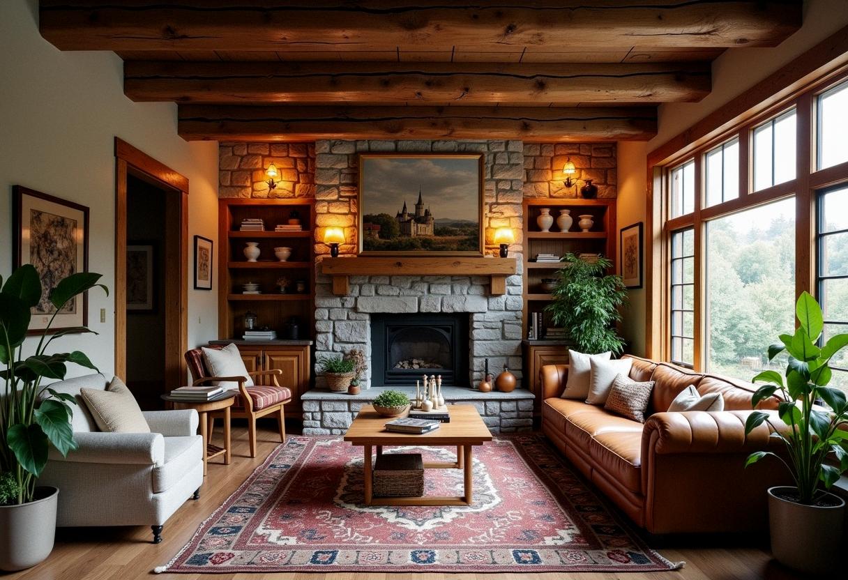 living room decor rustic