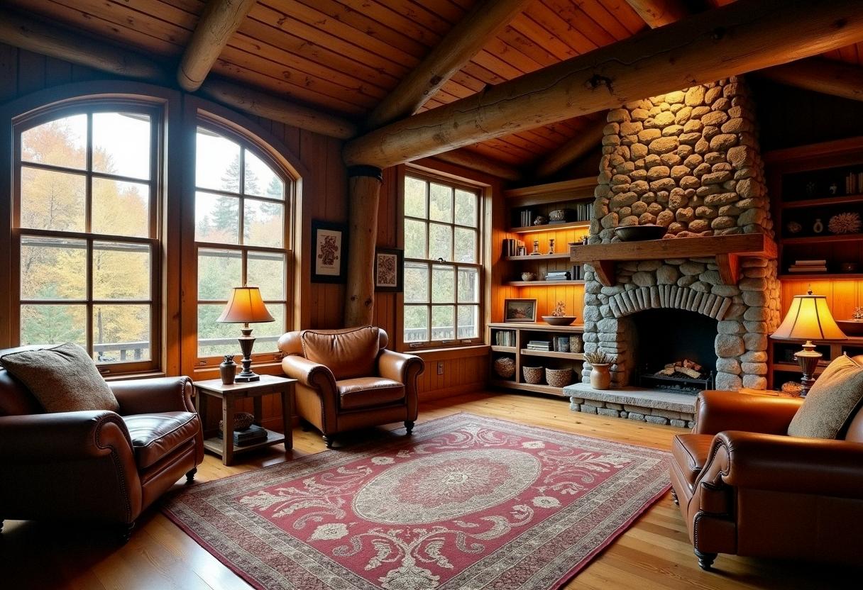 living room decor rustic
