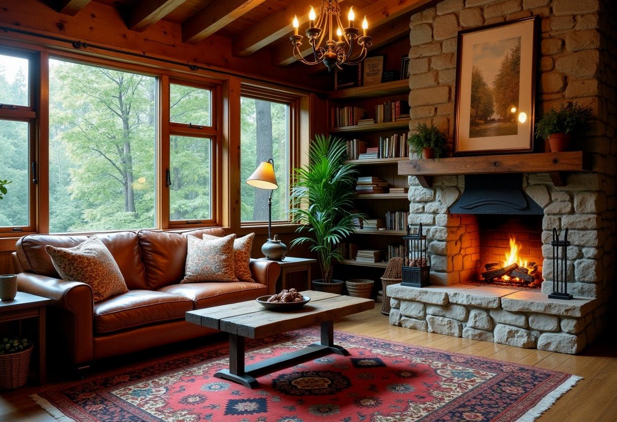 living room decor rustic