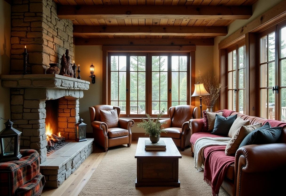living room decor rustic