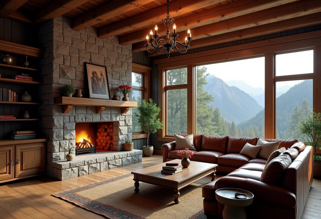 living room decor rustic