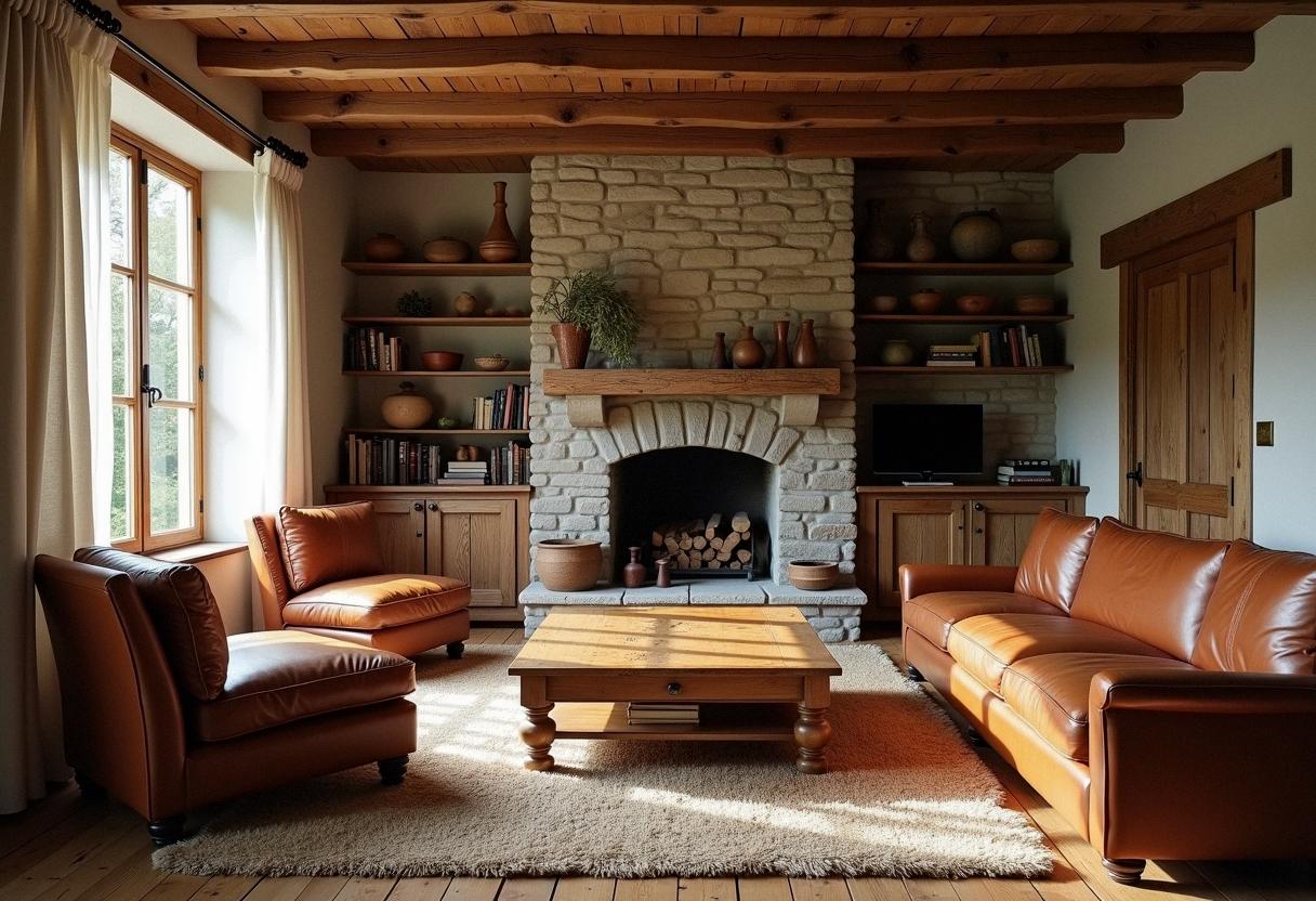 living room decor rustic