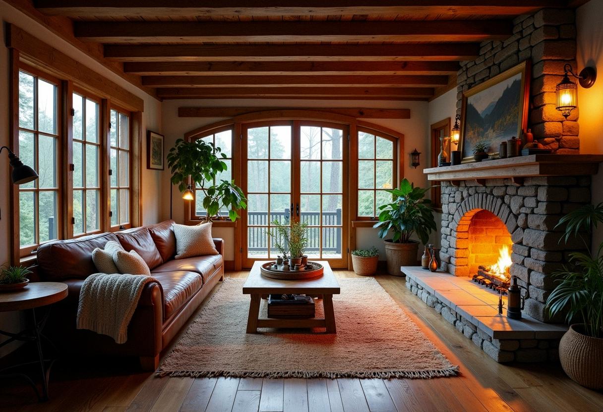 living room decor rustic