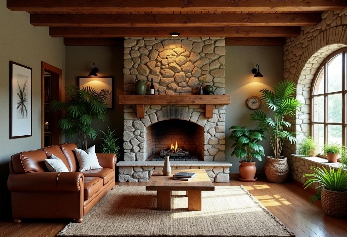 living room decor rustic