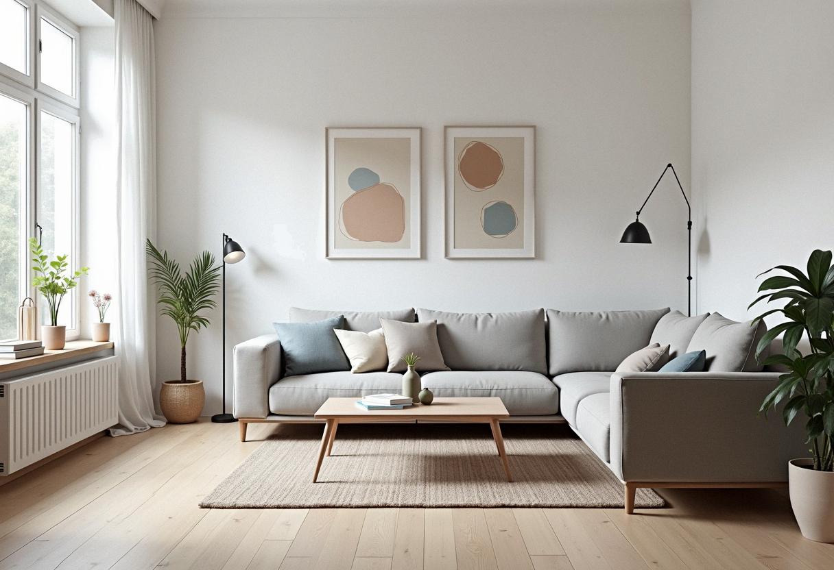 living room decor scandinavian