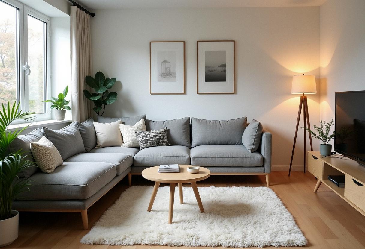 living room decor scandinavian