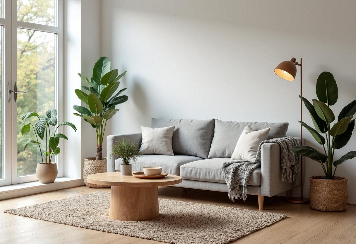 living room decor scandinavian