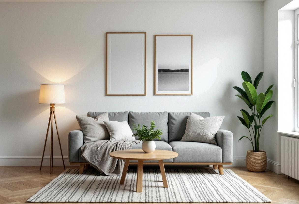 living room decor scandinavian