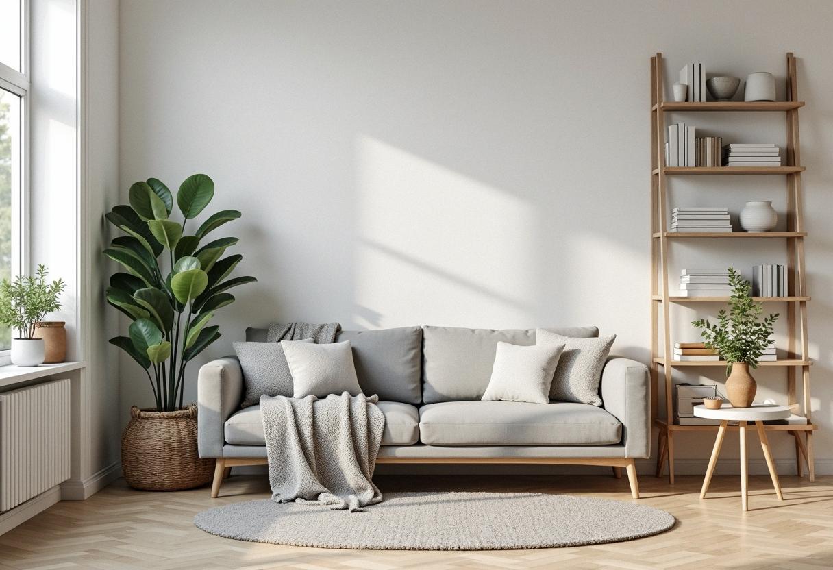 living room decor scandinavian