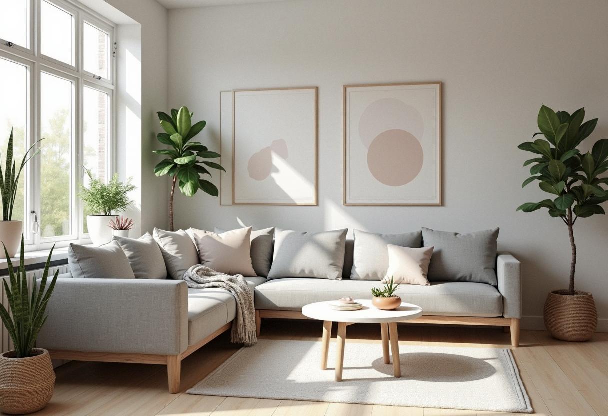 living room decor scandinavian