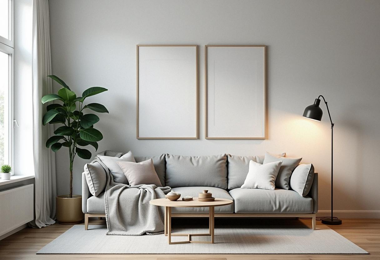 living room decor scandinavian