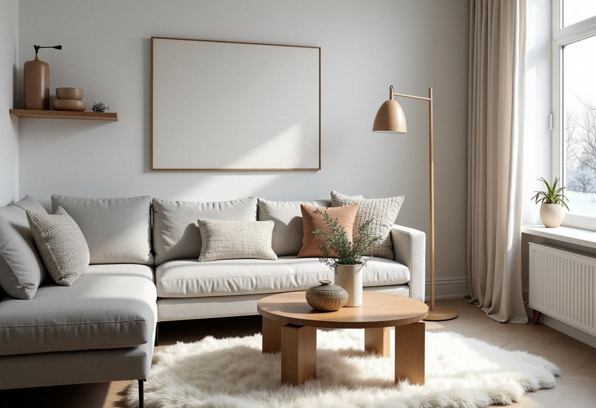 living room decor scandinavian