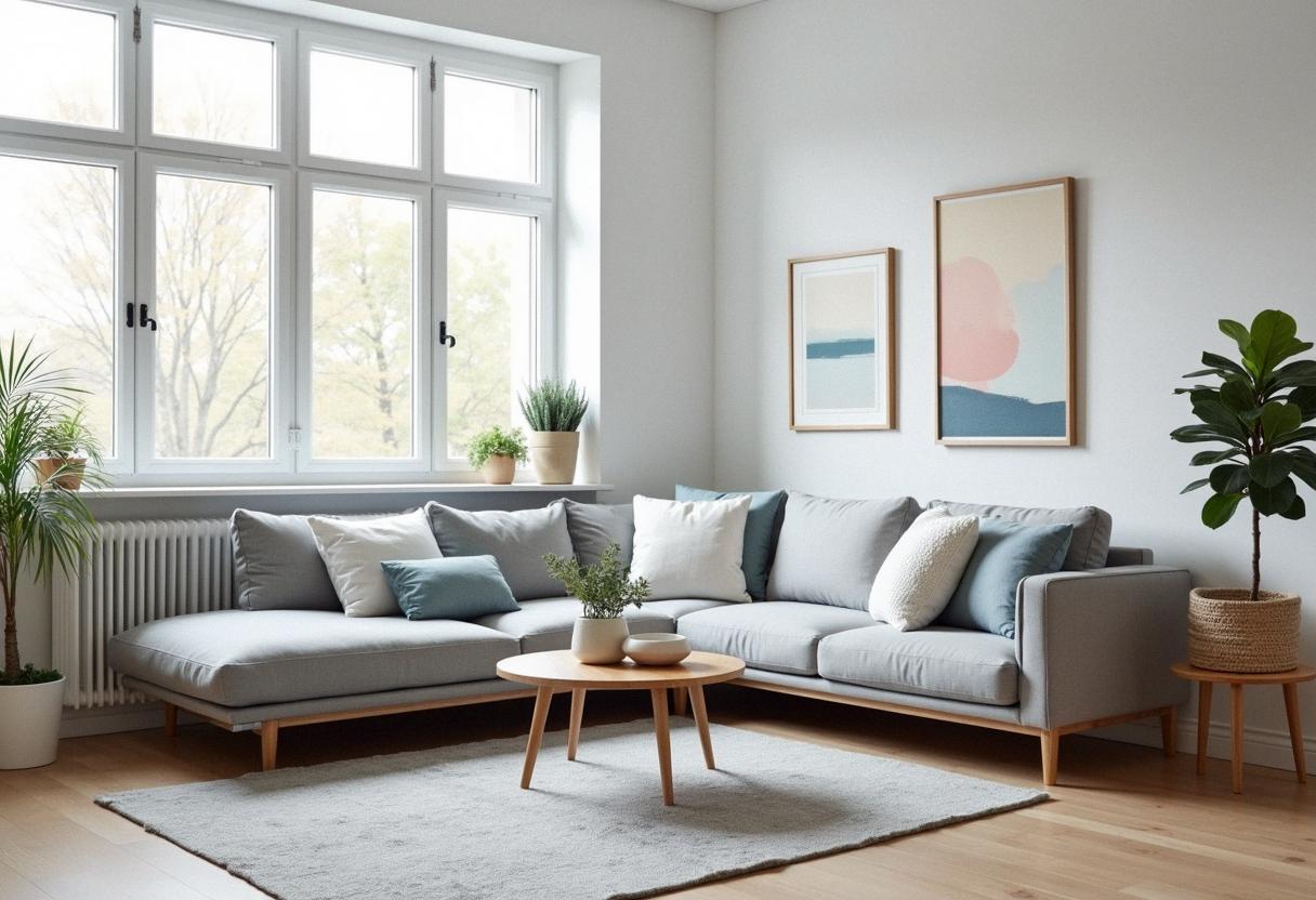 living room decor scandinavian
