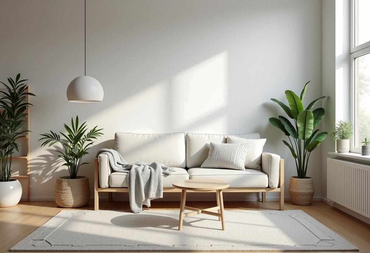 living room decor scandinavian