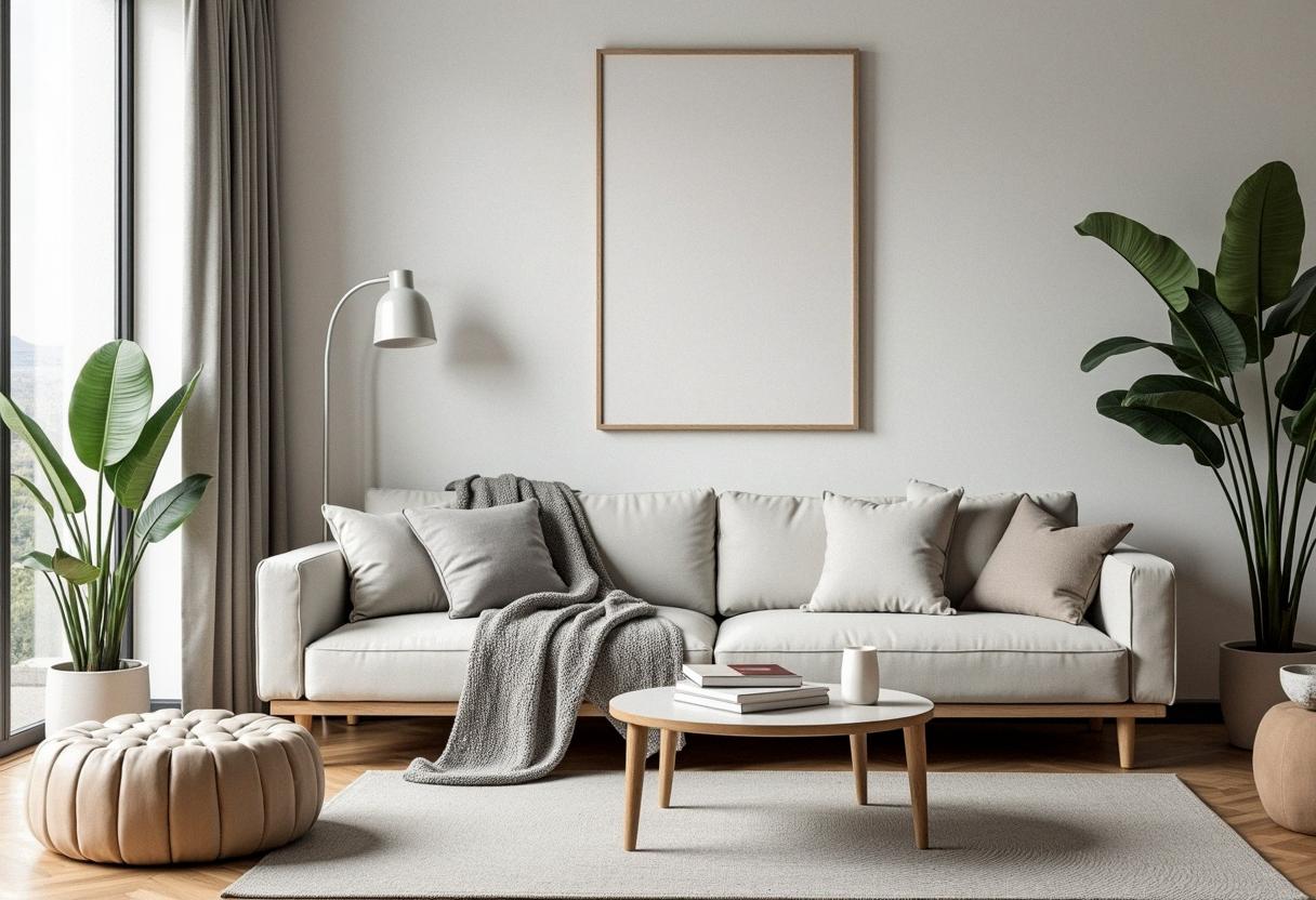 living room decor scandinavian
