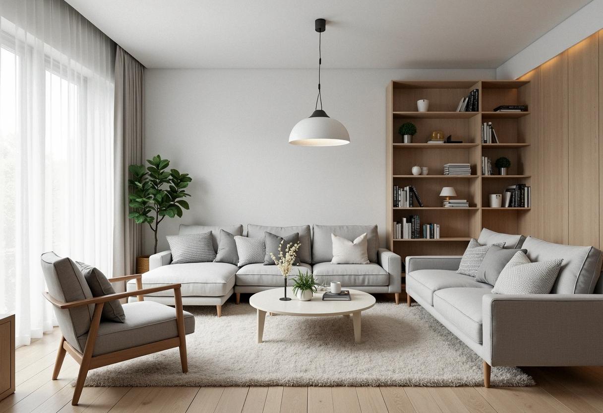living room decor scandinavian