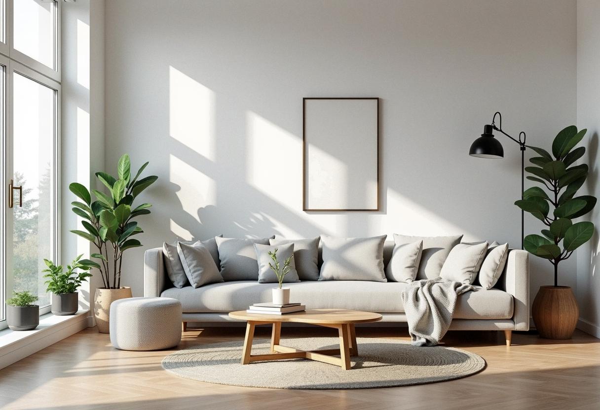 living room decor scandinavian