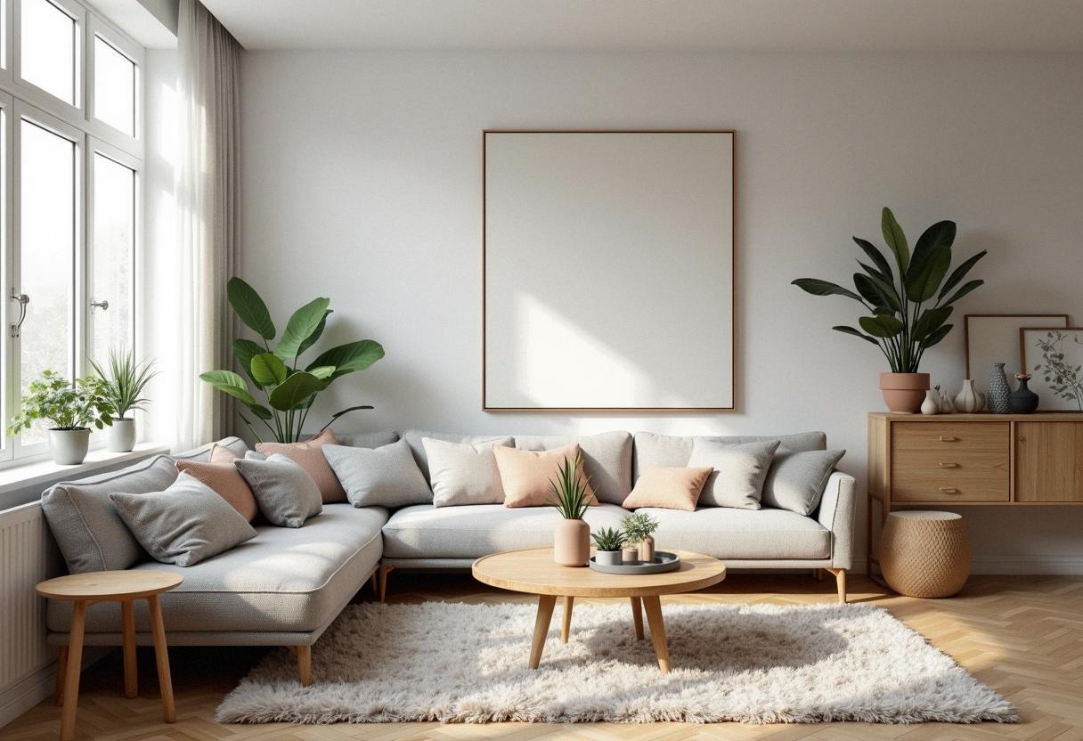 living room decor scandinavian