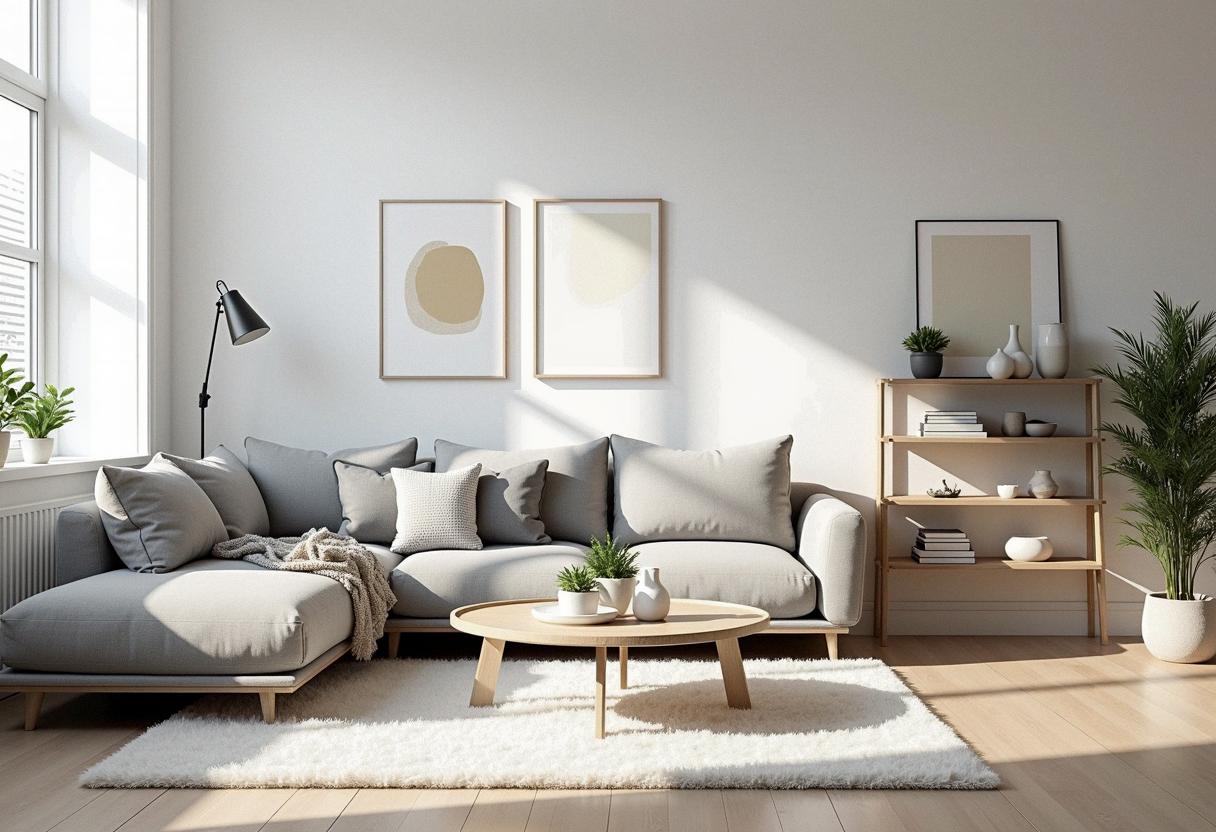 living room decor scandinavian