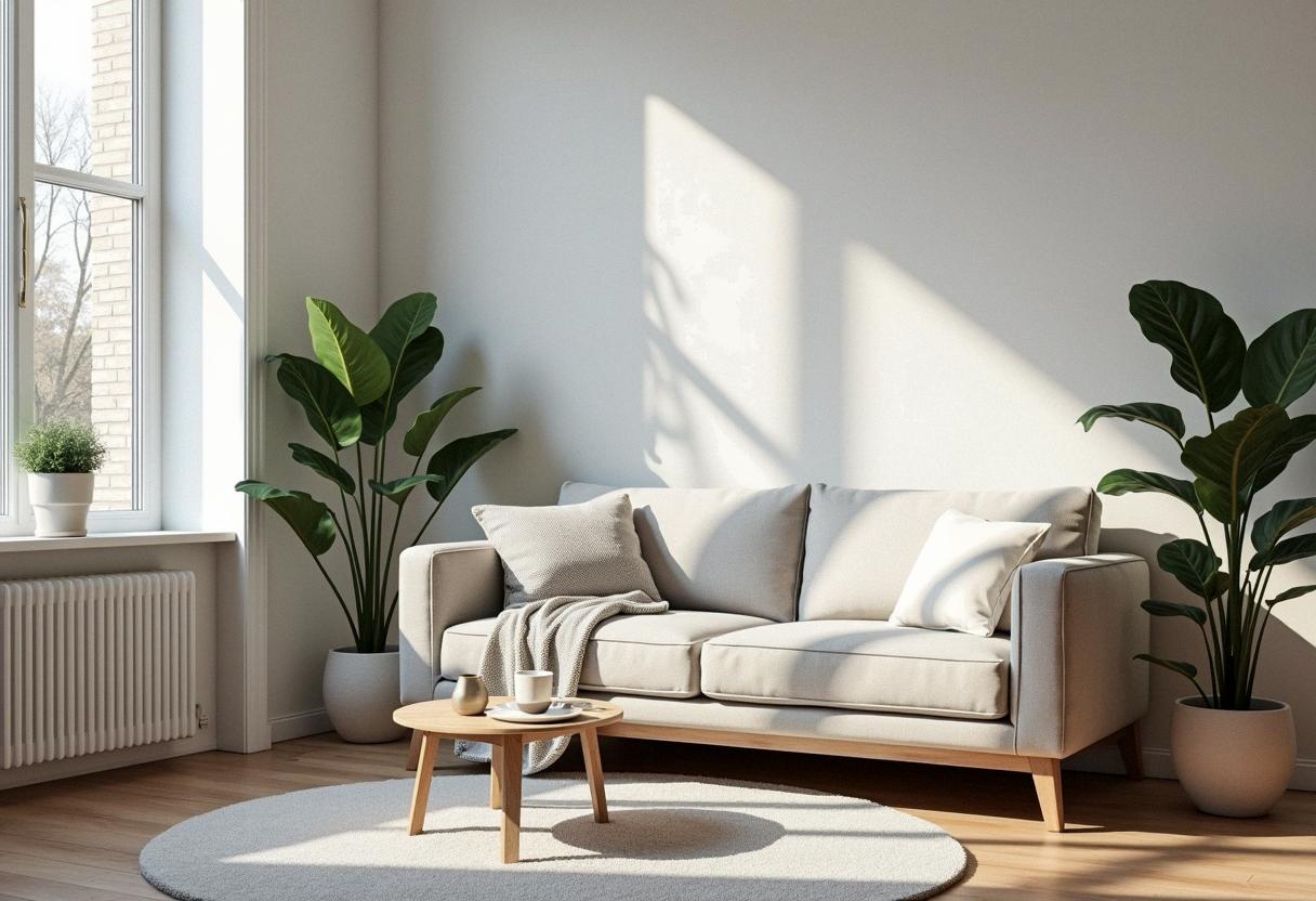 living room decor scandinavian