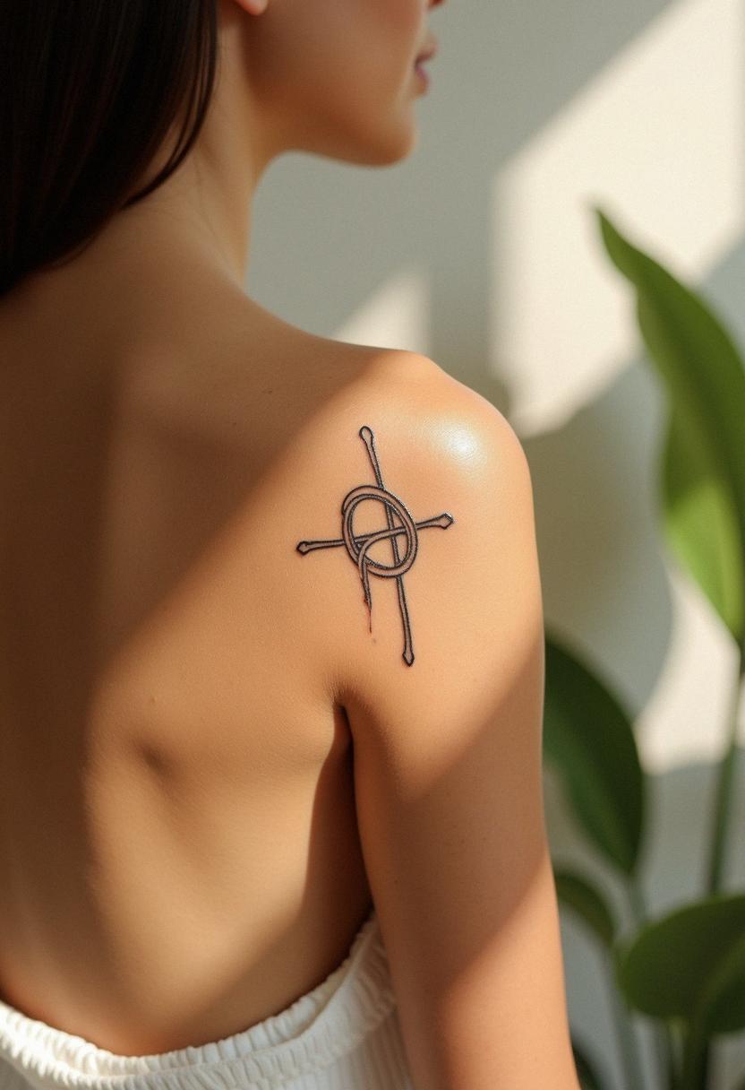 3 cross tattoo