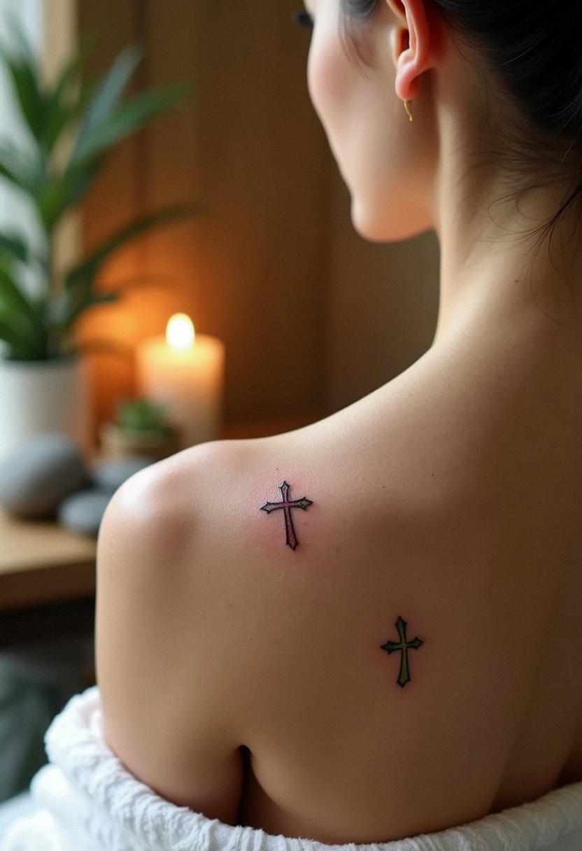 3 cross tattoo