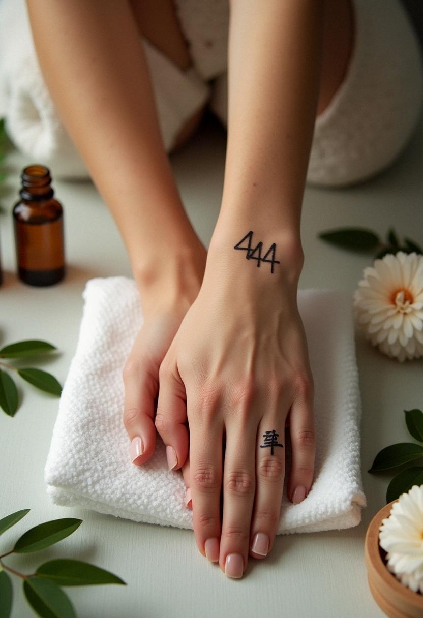 444 tattoo