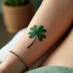 4 Leaf Clover Tattoo 00001
