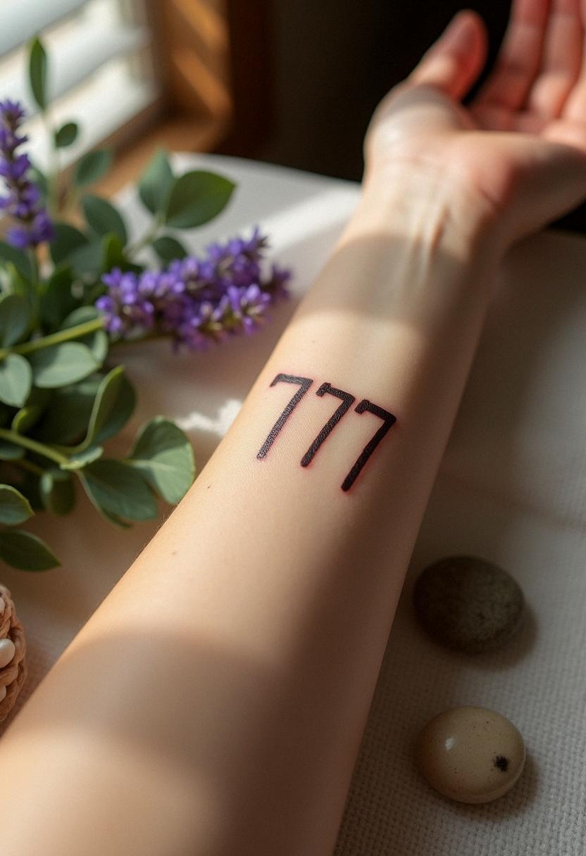 777 tattoo