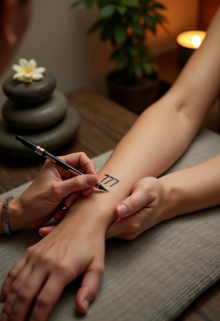 777 tattoo