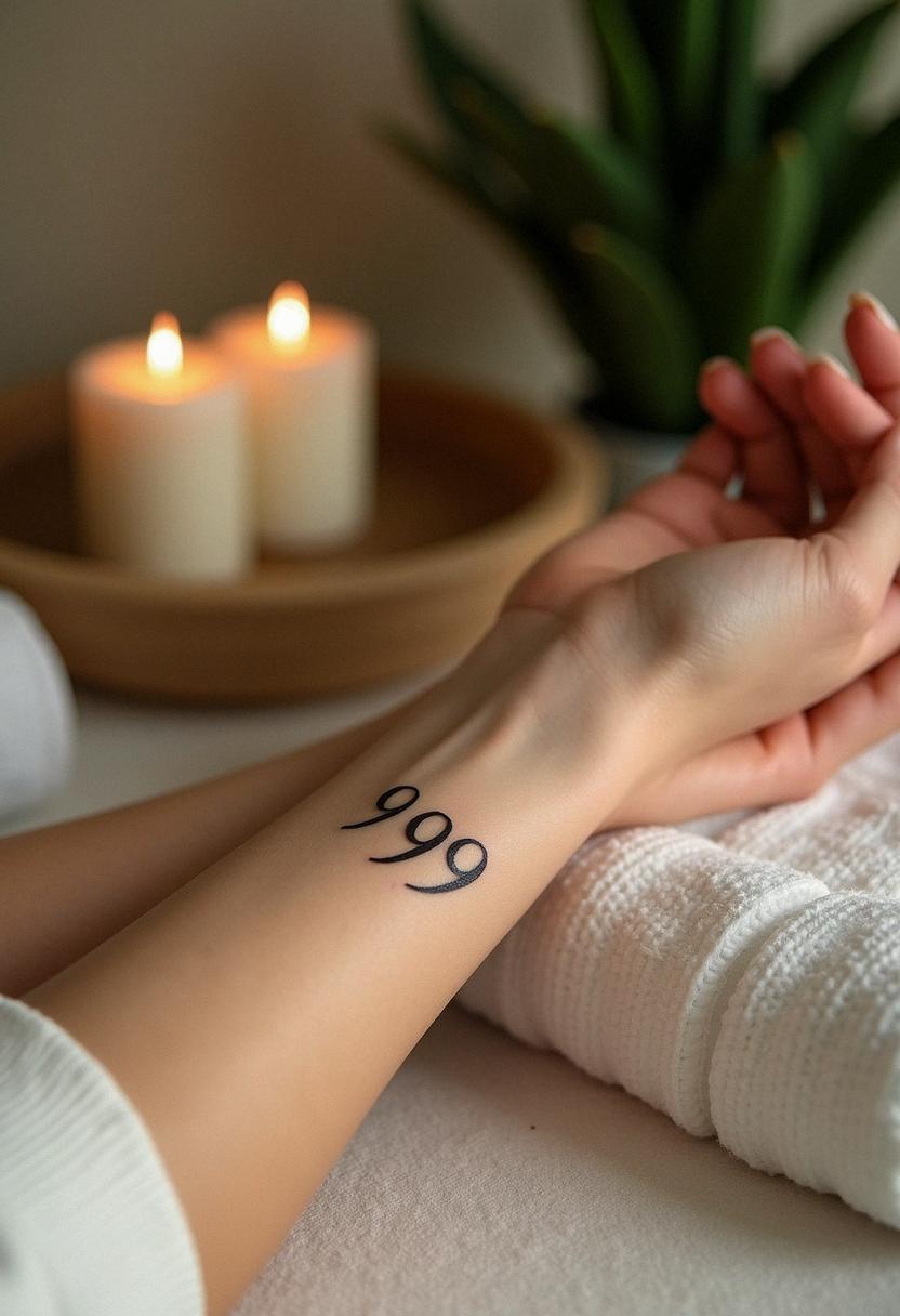 999 tattoo