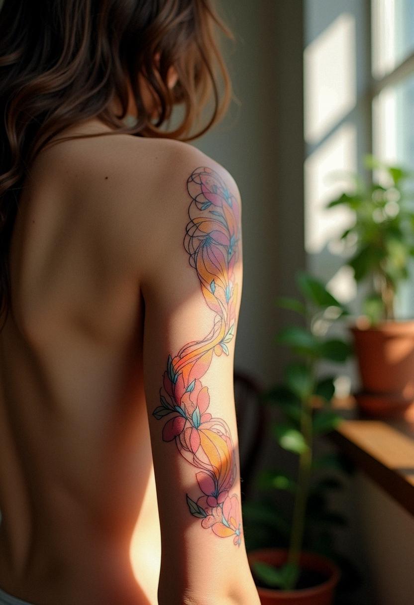 abstract tattoo