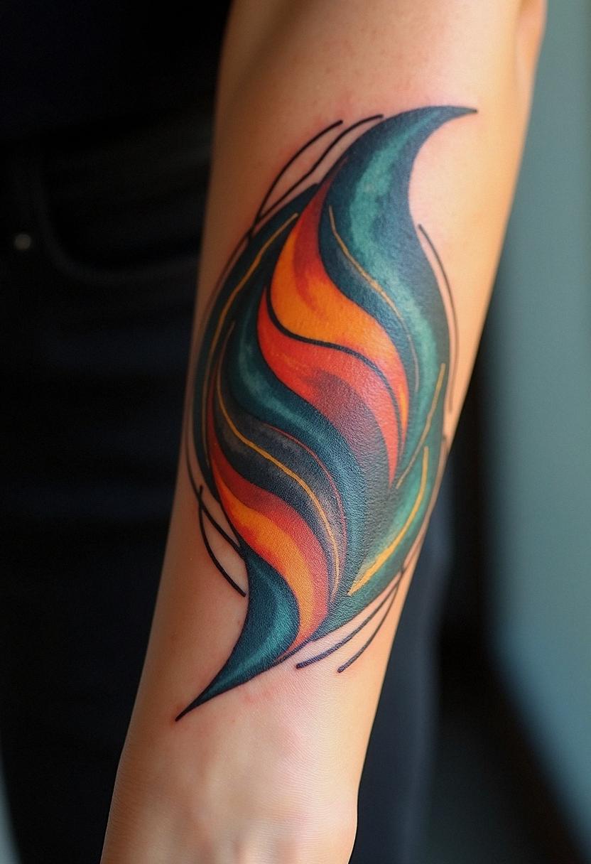abstract tattoo