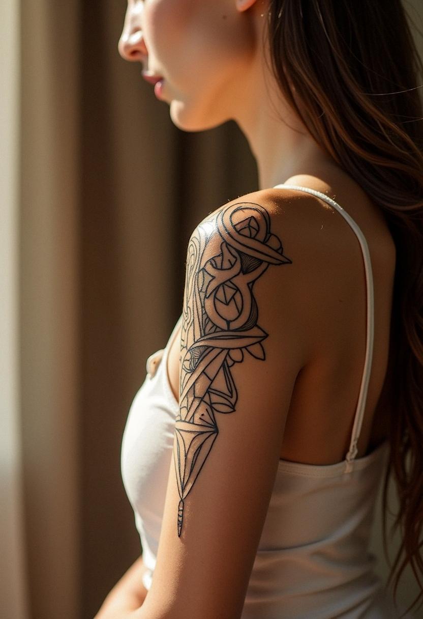 abstract tattoo