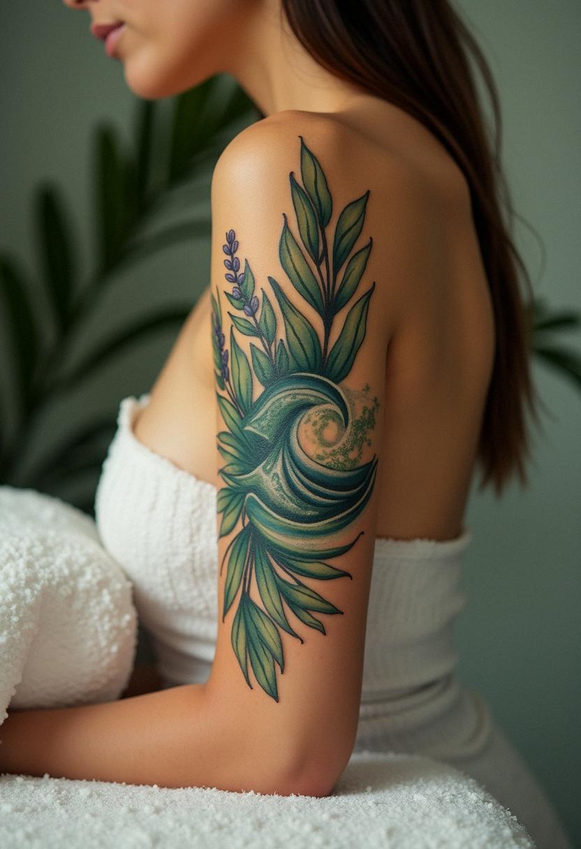 abstract tattoo