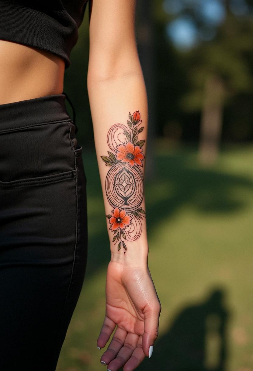 abstract tattoo