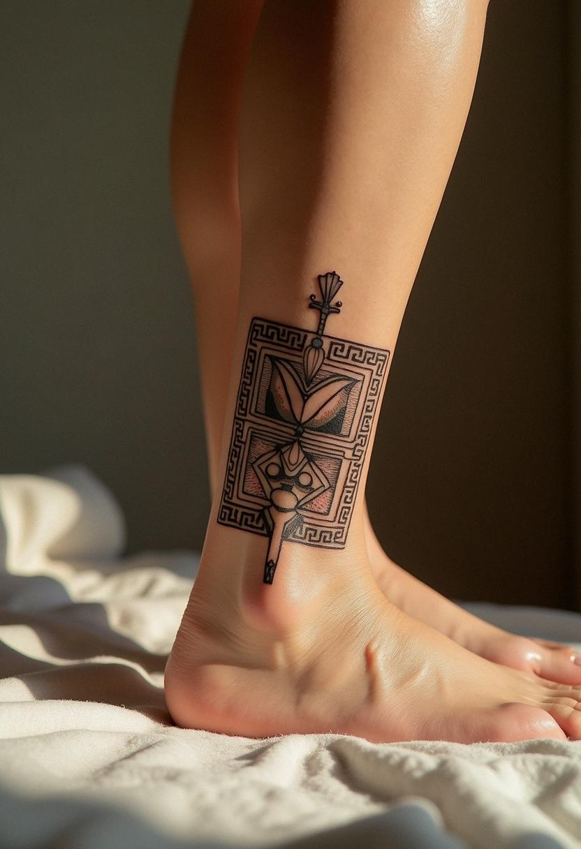 achilles tattoo