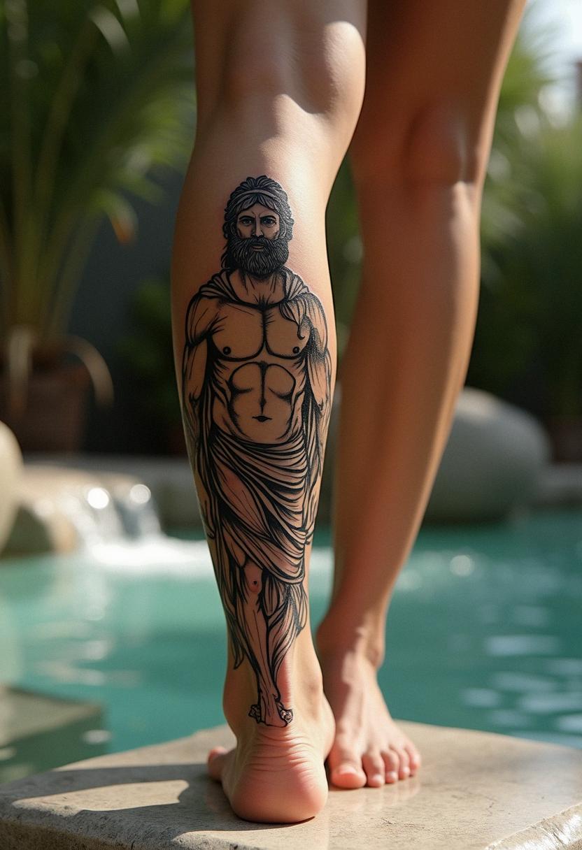 achilles tattoo